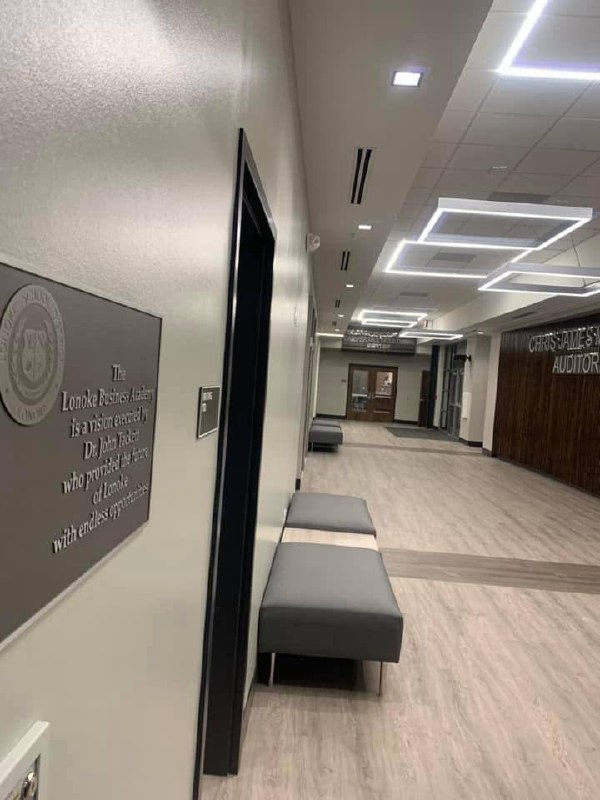 Lonoke Business Academy — LED lighting installation